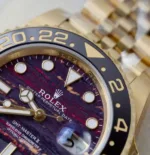 Rolex GMT-Master II Dual-Timezone gold-toned dial 40mm 1:1 super clone watch