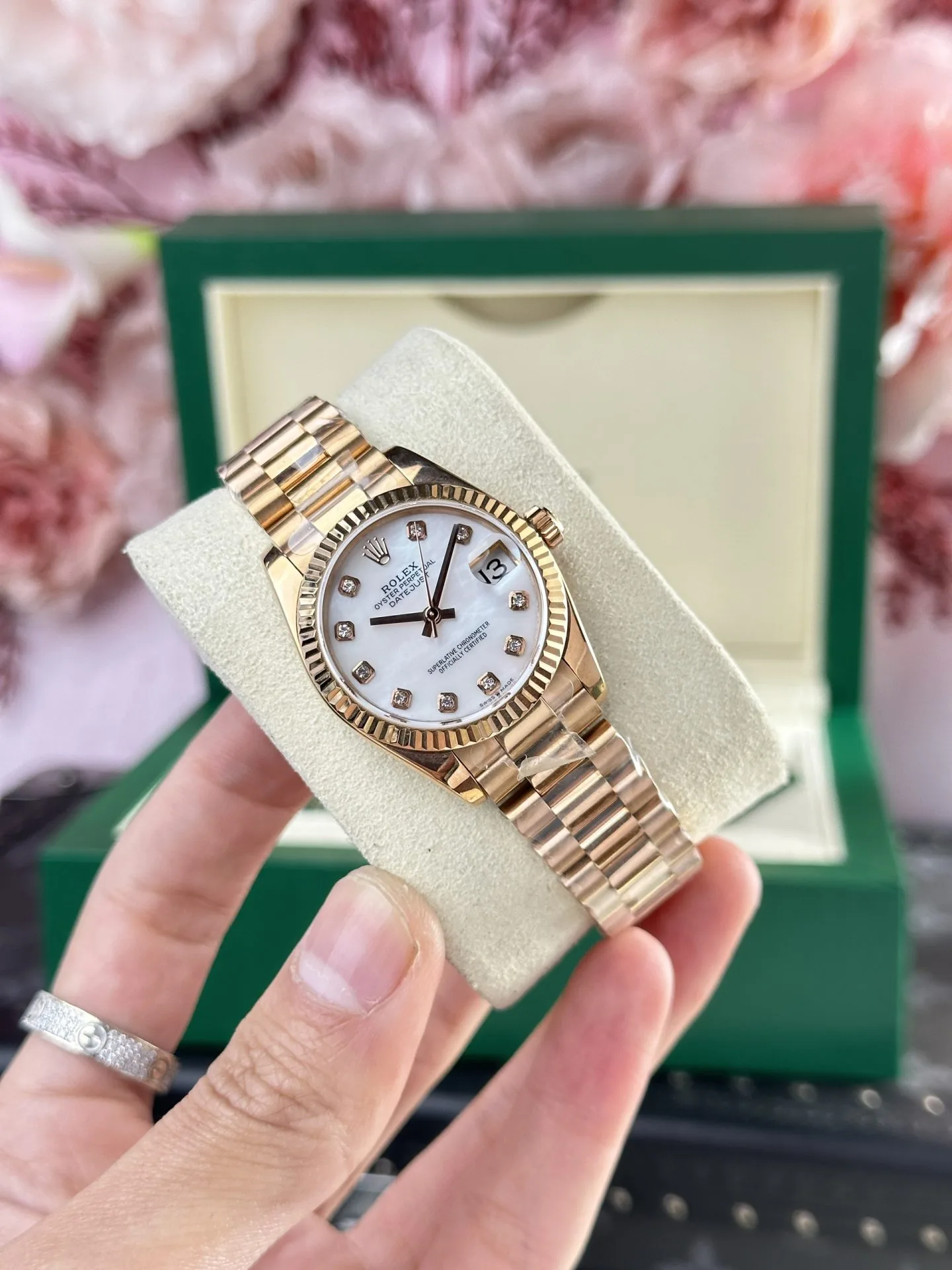 Rolex Datejust Classic White Dial 31mm Super Clone Watch Rolex Datejust Classic Watch white dial 31mm 1:1 super clone watch