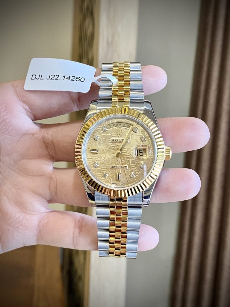 Rolex 116233 Day-Date President Watch gold-toned dial 40mm 1:1 super clone watch