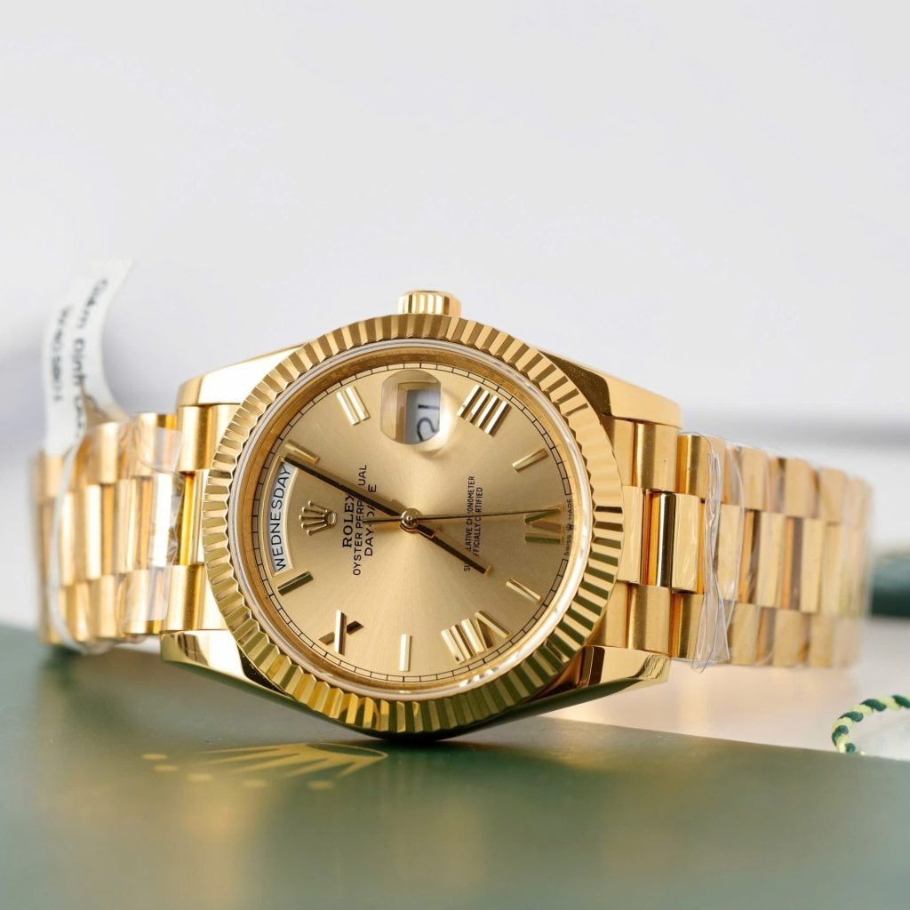 Rolex Day-Date President Watch gold-toned dial 40mm 1:1 super clone watch