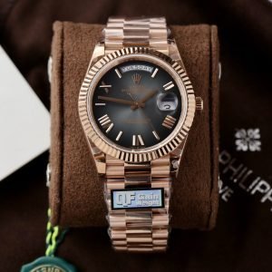 Rolex Day-Date President Watch black dial 40mm 1:1 super clone watch