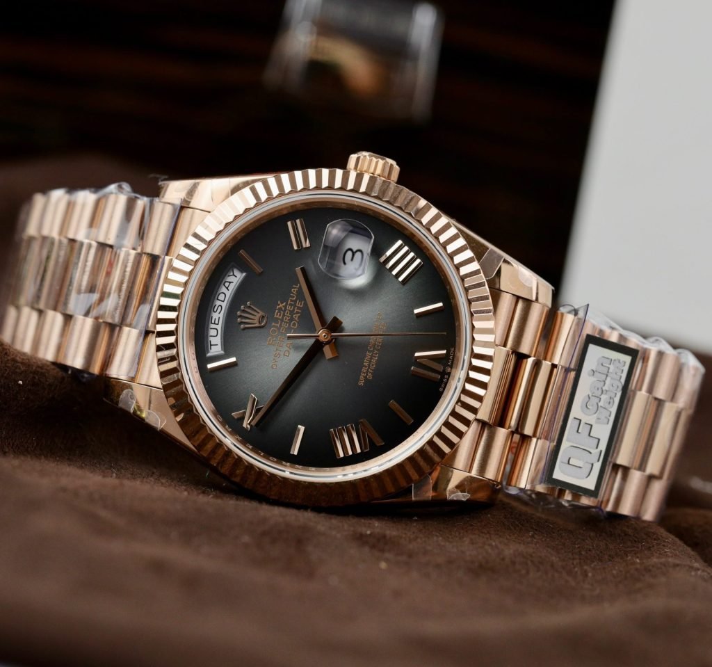 Rolex Day-Date President Watch black dial 40mm 1:1 super clone watch