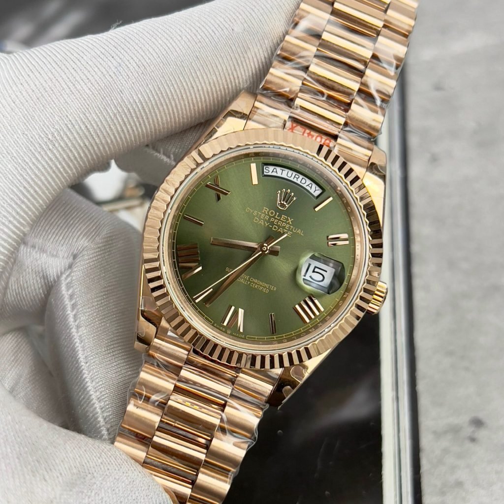Rolex Day-Date President Watch green dial 40mm 1:1 super clone watch