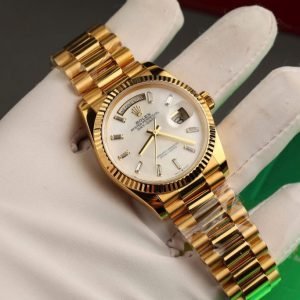 Rolex Day-Date President Watch white dial 36mm 1:1 super clone watch