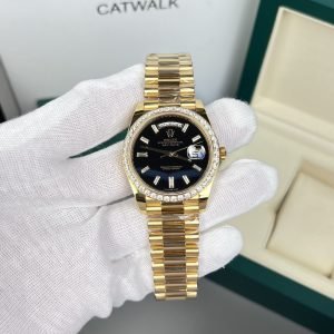 Rolex Day-Date President Watch black dial 40mm 1:1 super clone watch