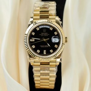 Rolex Day-Date President Watch black dial 40mm 1:1 super clone watch