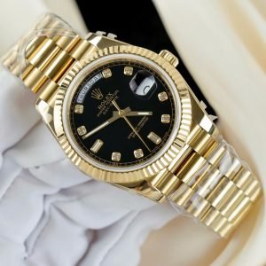 Rolex Day-Date President Watch black dial 40mm 1:1 super clone watch