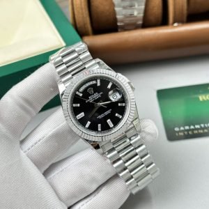 Rolex Day-Date President Watch black dial 40mm 1:1 super clone watch