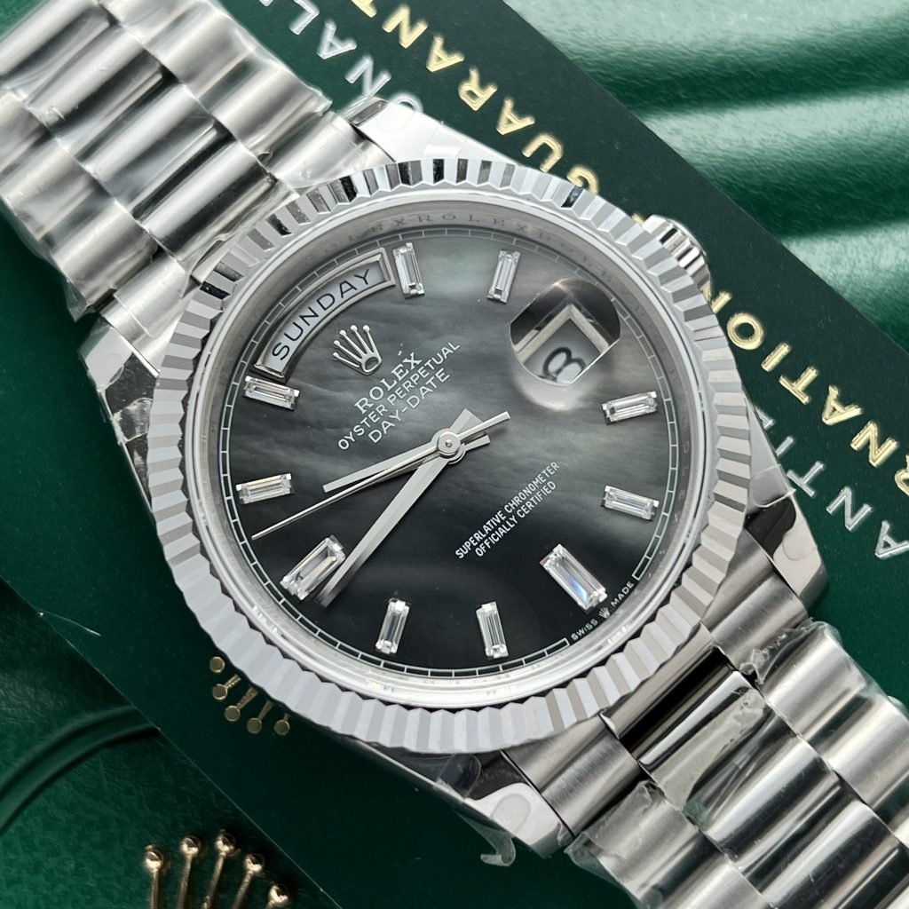 Rolex Day-Date President Watch black dial 40mm 1:1 super clone watch