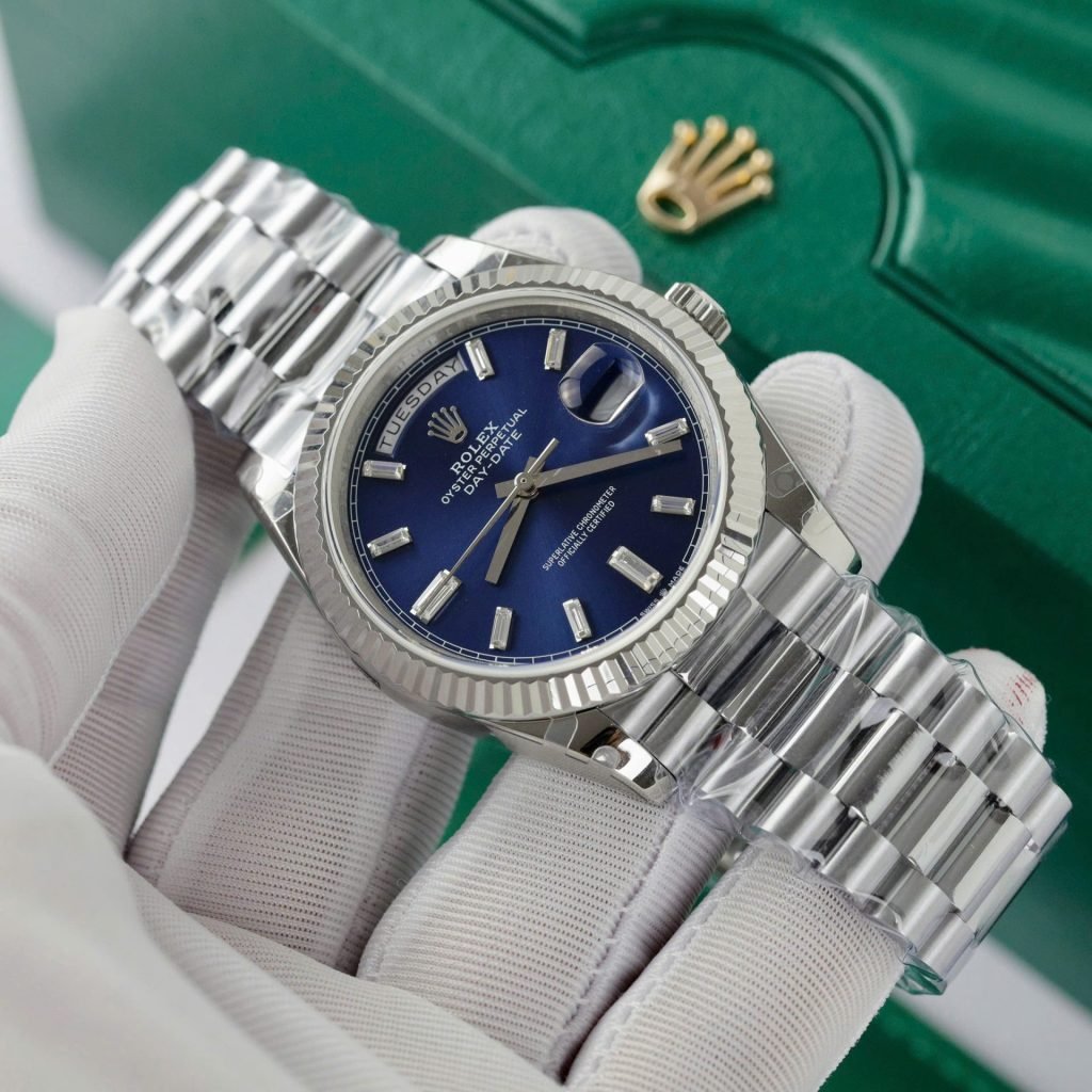 Rolex Day-Date President Watch blue dial 40mm 1:1 super clone watch