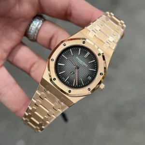 Audemars Piguet 15202OR Royal Oak Octagonal Luxury Sport Watch black dial 39mm 1:1 super clone watch