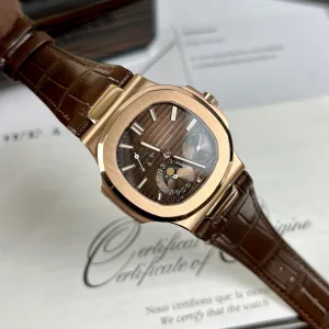 Patek Philippe CHOCOLATE Nautilus Porthole Sport Watch blue dial 40mm 1:1 super clone watch