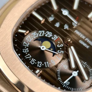 Patek Philippe CHOCOLATE Nautilus Porthole Sport Watch blue dial 40mm 1:1 super clone watch
