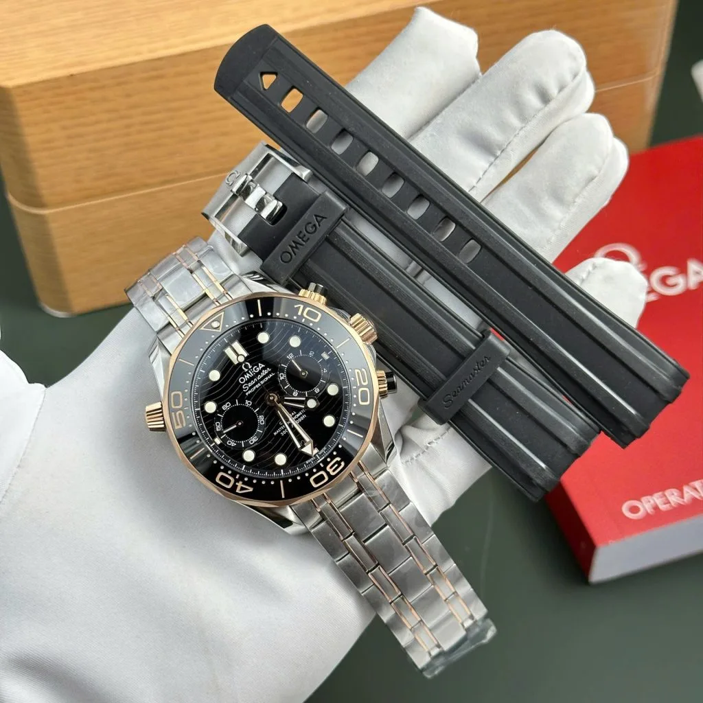 Omega CHRONOGRAPH Seamaster Professional Diver 300M black dial 44mm 1:1 super clone watch
