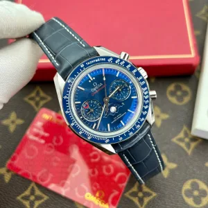 Omega CONSTANTIN Speedmaster Moonwatch Chronograph blue dial 44mm 1:1 super clone watch