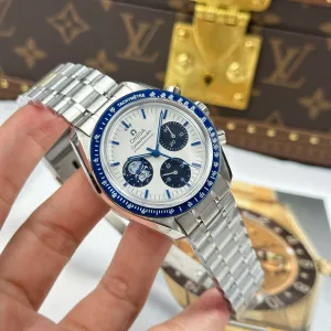 Omega Speedmaster Moonwatch Chronograph blue dial 42mm 1:1 super clone watch
