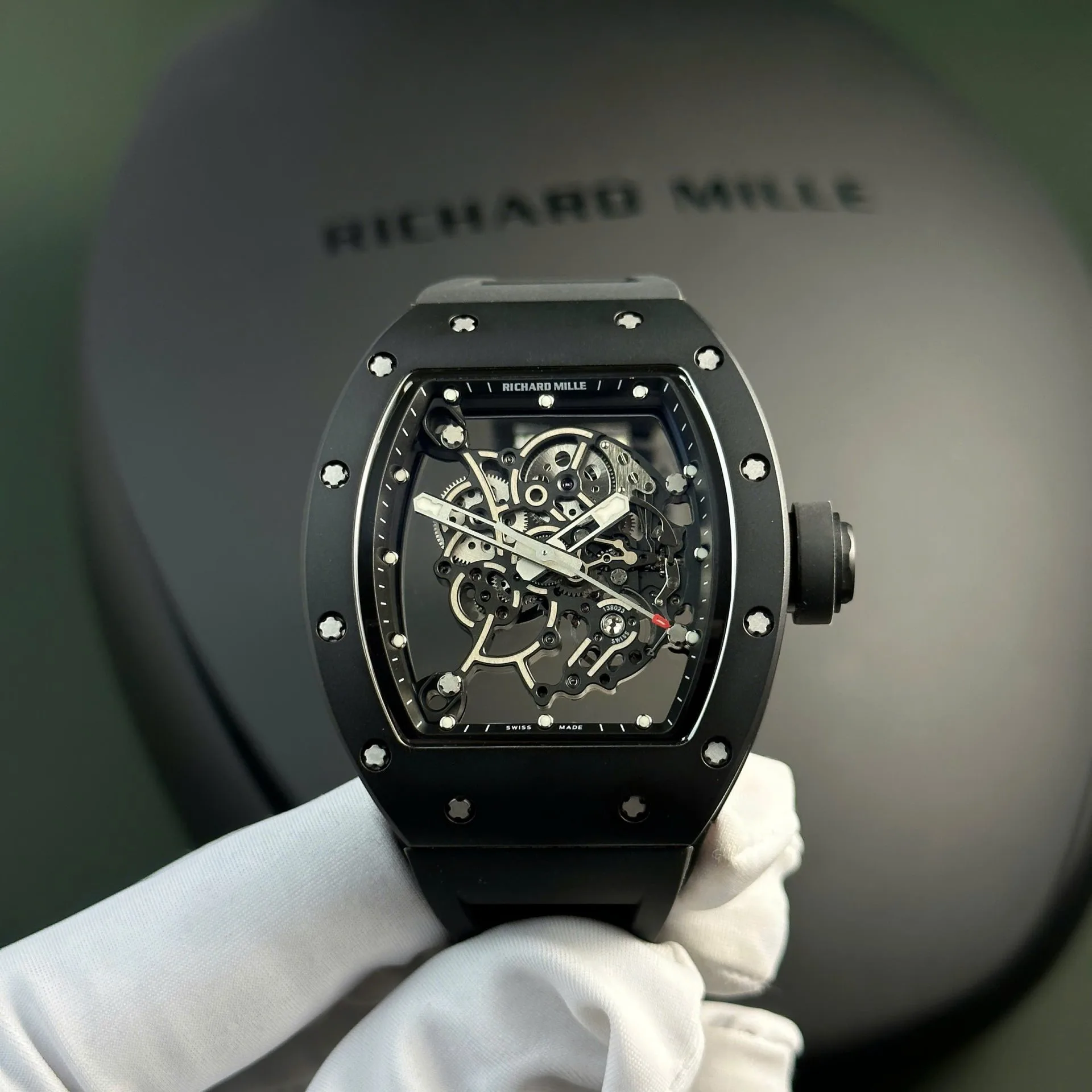 Richard Mille RM055 Bubba Watson Skeletonized black dial 1:1 super clone watch
