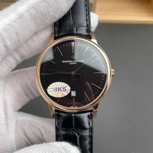Vacheron Constantin CONSTANTIN Patrimony Ultra-Thin Dress Watch black dial 40mm 1:1 super clone watch