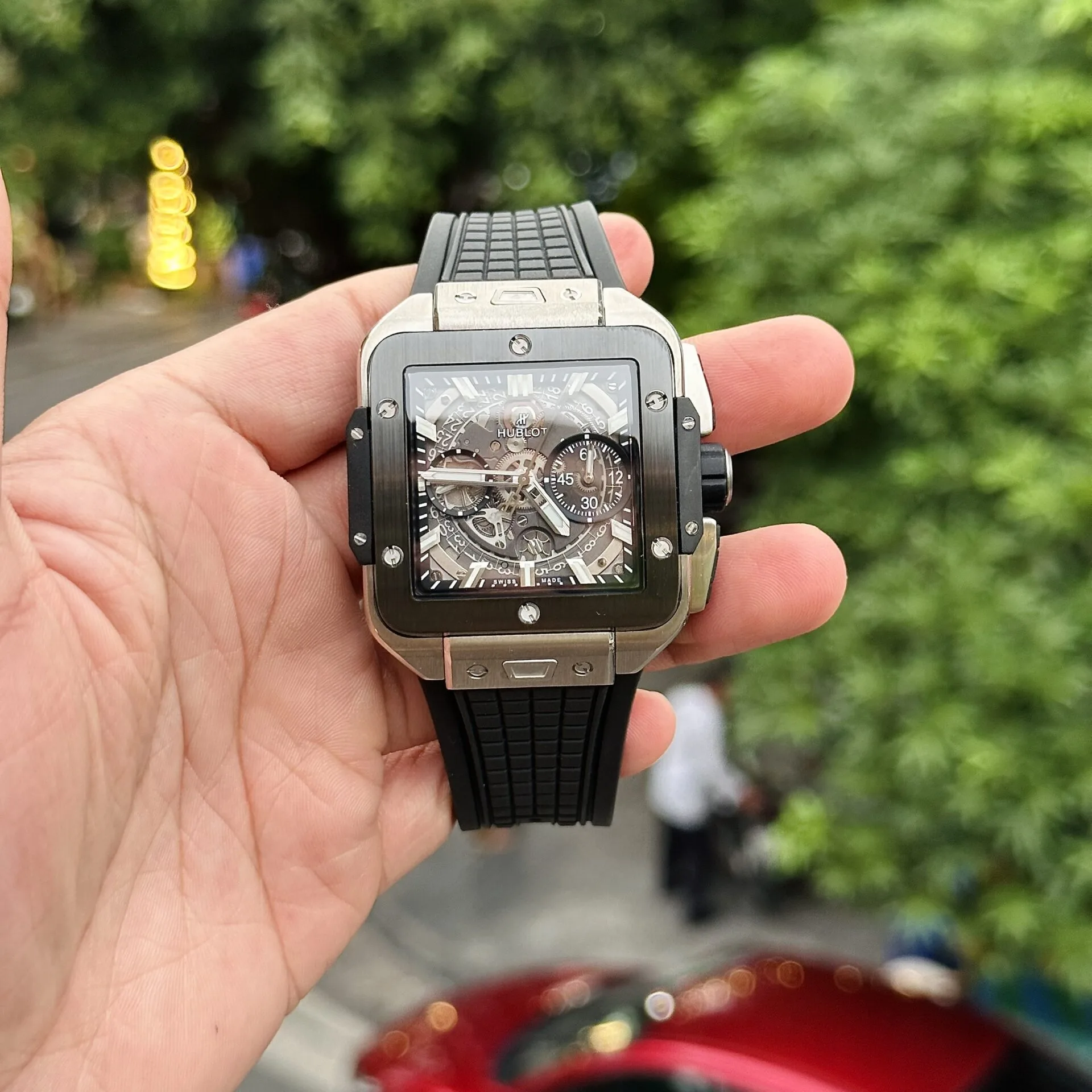 Hublot rose gold 1:1 super clone watch product photo 45mm