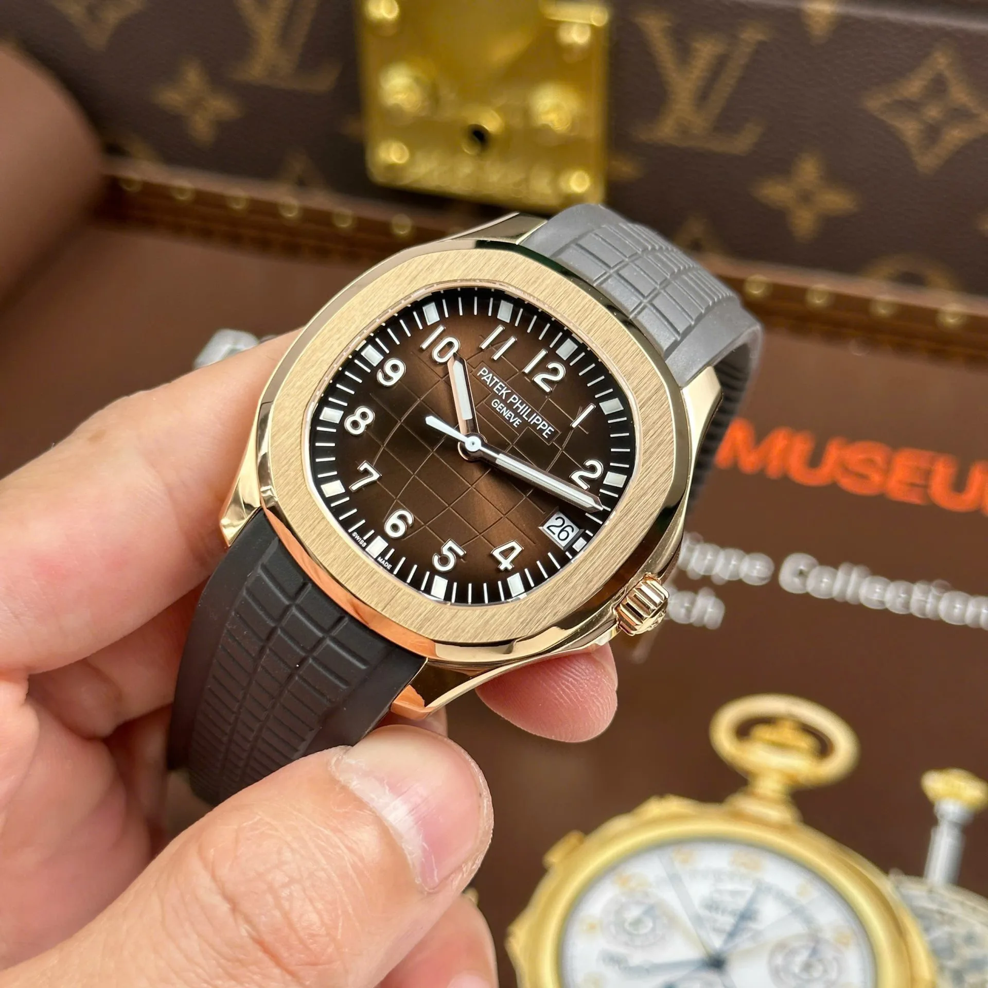 Patek Philippe rose gold 1:1 super clone watch product photo 45mm