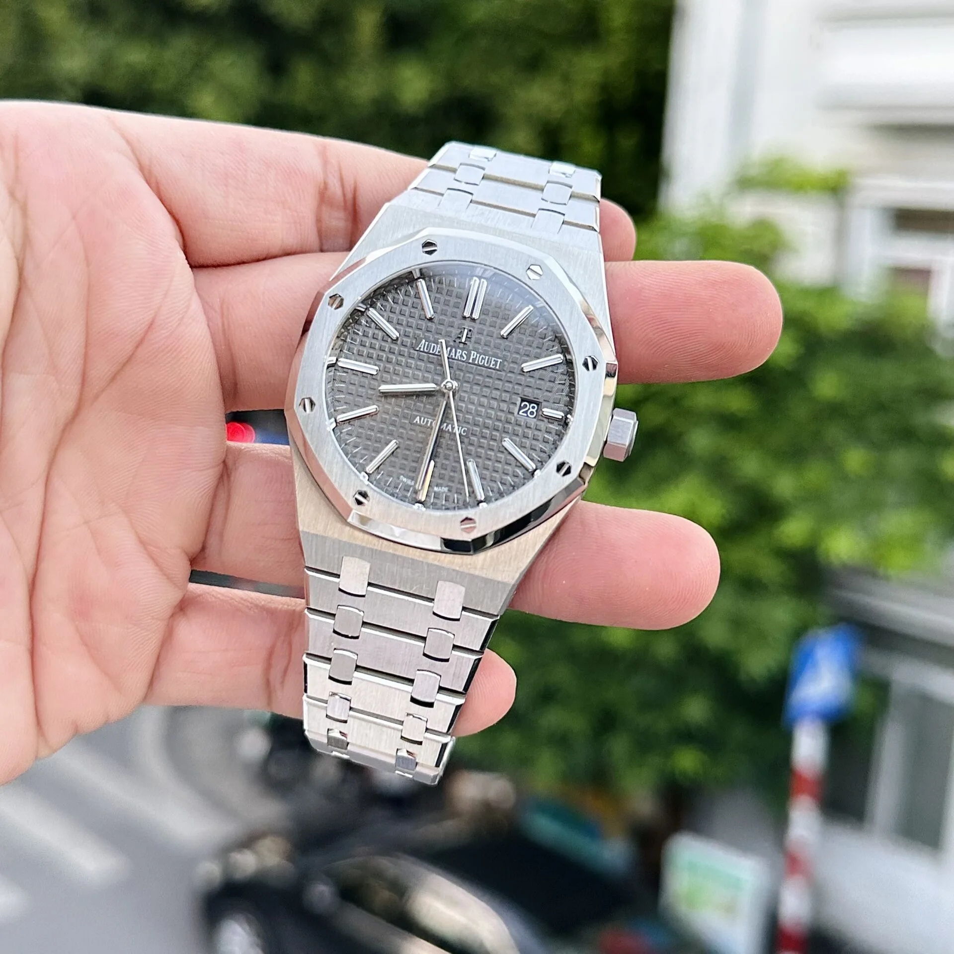 Audemars Piguet 15202OR blue dial 1:1 super clone watch product photo 39mm