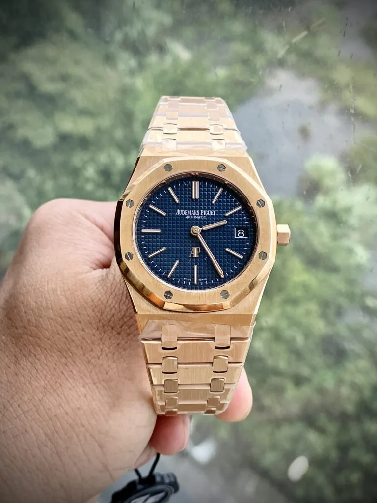 Audemars Piguet 15202OR Royal Oak Octagonal Luxury Sport Watch blue dial 39mm 1:1 super clone watch