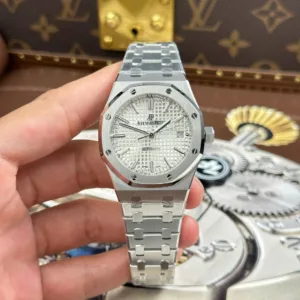 Audemars Piguet 15202OR Royal Oak Octagonal Luxury Sport Watch white dial 37mm 1:1 super clone watch