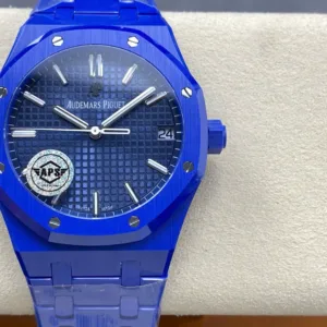 Audemars Piguet 15202OR Royal Oak Octagonal Luxury Sport Watch blue dial 41mm 1:1 super clone watch