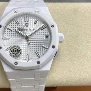 Audemars Piguet 15202OR Royal Oak Octagonal Luxury Sport Watch white dial 41mm 1:1 super clone watch