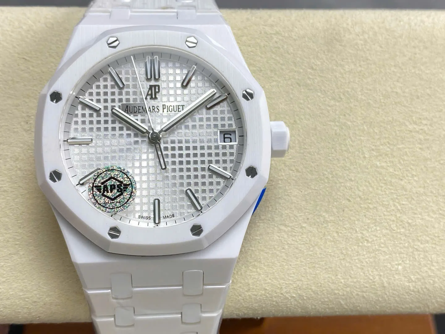 Audemars Piguet 15202OR Royal Oak Octagonal Luxury Sport Watch white dial 41mm 1:1 super clone watch