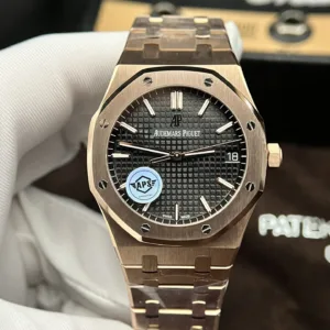 Audemars Piguet 15500OR Royal Oak Octagonal Luxury Sport Watch black dial 41mm 1:1 super clone watch
