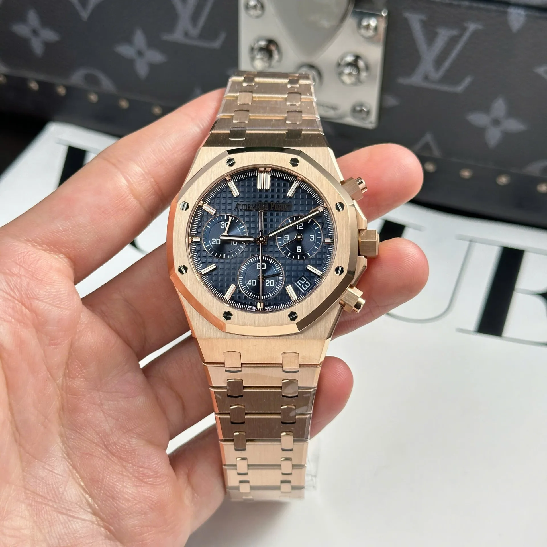 Audemars Piguet Royal Oak Octagonal Luxury Sport Watch rose gold 41mm 1:1 super clone watch