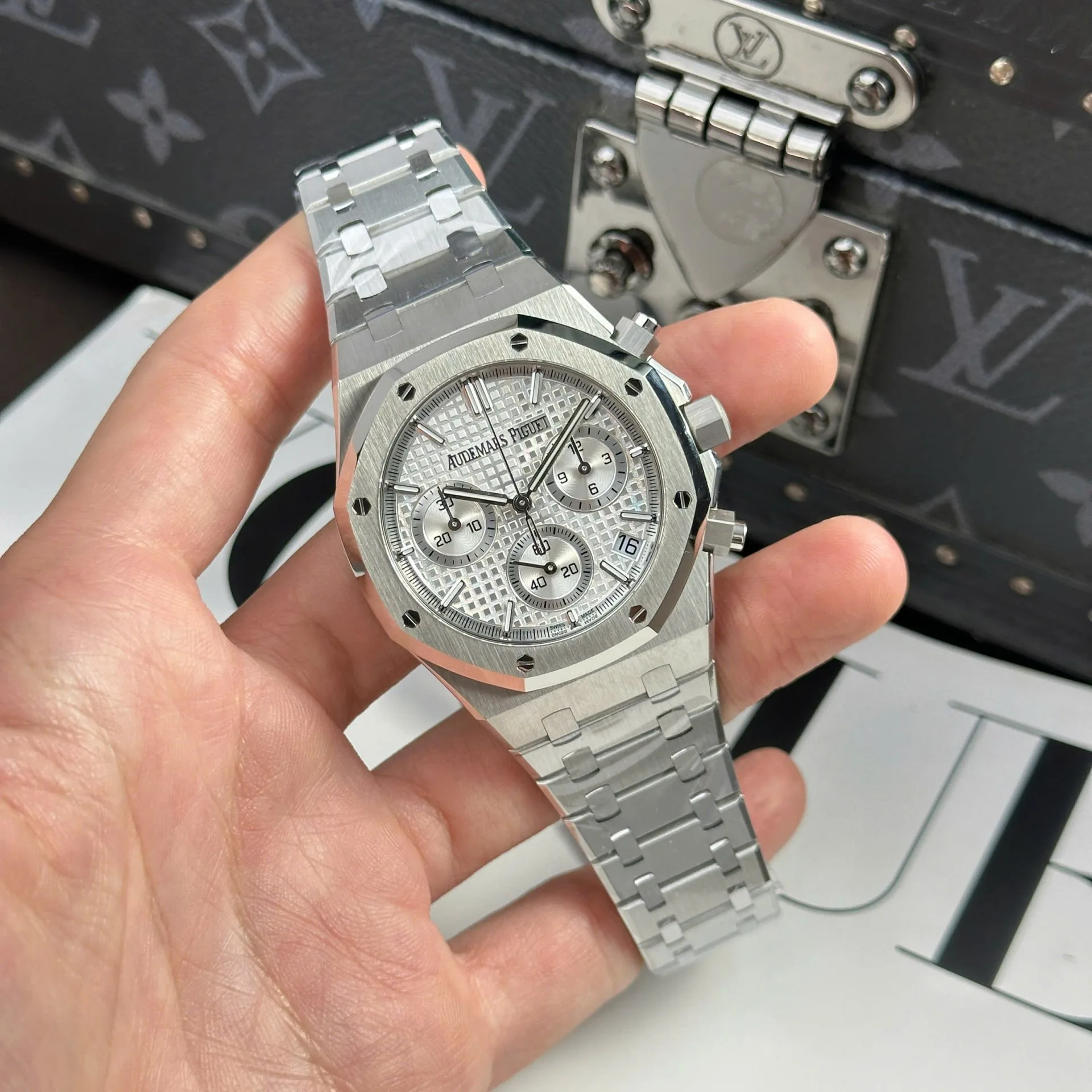 Audemars Piguet 26240ST Royal Oak Octagonal Luxury Sport Watch white dial 41mm 1:1 super clone watch