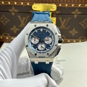 Audemars Piguet CHRONOGRAPH Royal Oak Octagonal Luxury Sport Watch blue dial 43mm 1:1 super clone watch