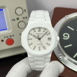 Patek Philippe Nautilus Porthole Sport Watch white dial 40mm 1:1 super clone watch