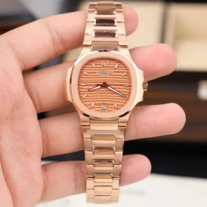 Patek Philippe Nautilus Porthole Sport Watch rose gold 35mm 1:1 super clone watch