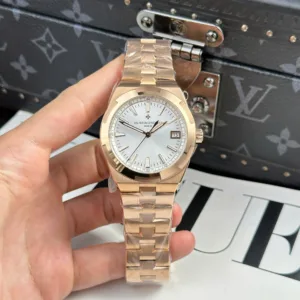 Vacheron Constantin CONSTANTIN Overseas Luxury Sport Traveler Watch rose gold 41mm 1:1 super clone watch