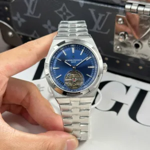 Vacheron Constantin CONSTANTIN Overseas Luxury Sport Traveler Watch blue dial 42.5mm 1:1 super clone watch