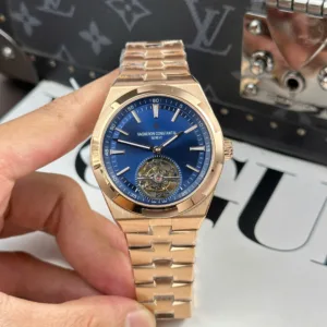 Vacheron Constantin CONSTANTIN Overseas Luxury Sport Traveler Watch rose gold 42.5mm 1:1 super clone watch
