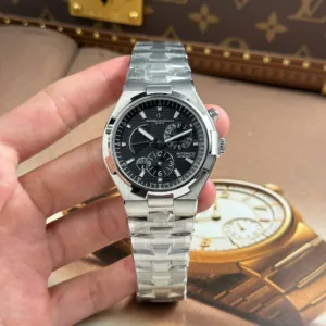 Vacheron Constantin CONSTANTIN Overseas Luxury Sport Traveler Watch black dial 42mm 1:1 super clone watch