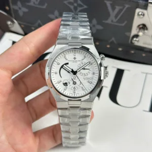 Vacheron Constantin CONSTANTIN Overseas Luxury Sport Traveler Watch white dial 42mm 1:1 super clone watch