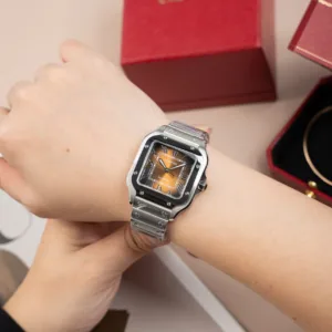 Cartier CHOCOLATE gradient dial 1:1 super clone watch product photo 35.1mm
