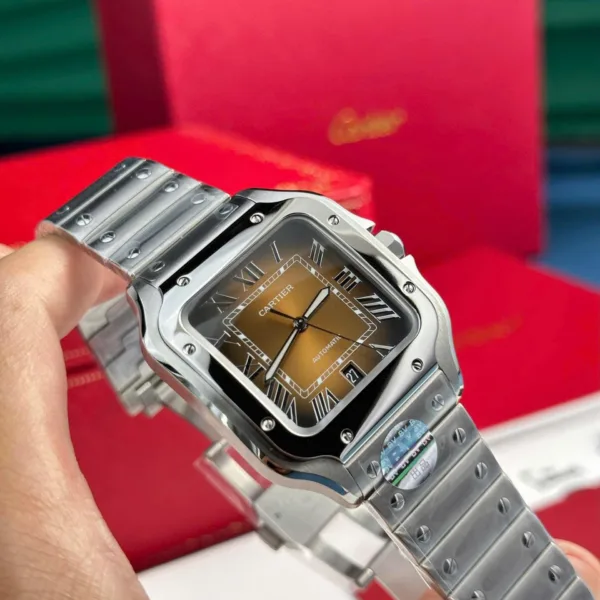 Cartier WSSA0064 gradient brown dial 1:1 super clone watch product photo 39.8mm