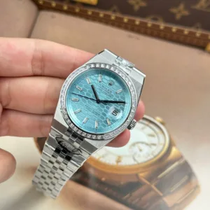 Rolex 127334 blue dial 1:1 super clone watch product photo 40mm
