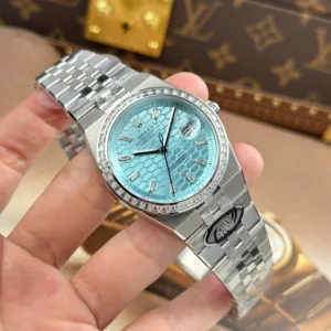 Rolex 127334 blue dial 1:1 super clone watch product photo 40mm