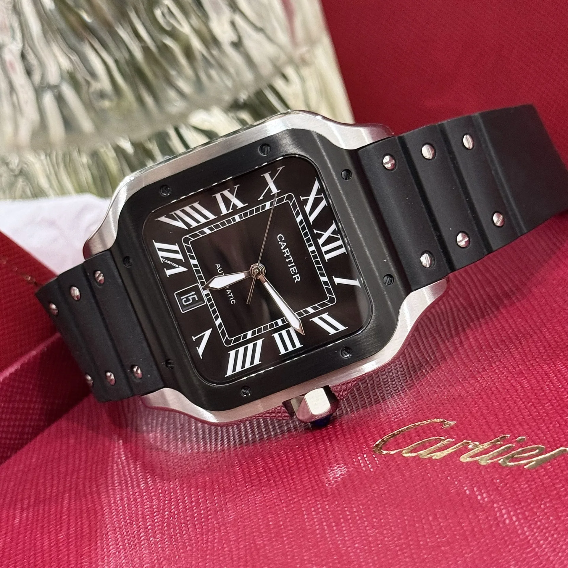Cartier WSSA0037 black dial 1:1 super clone watch product photo 39.8mm