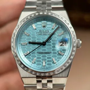Rolex 127234 blue dial 1:1 super clone watch product photo 36mm