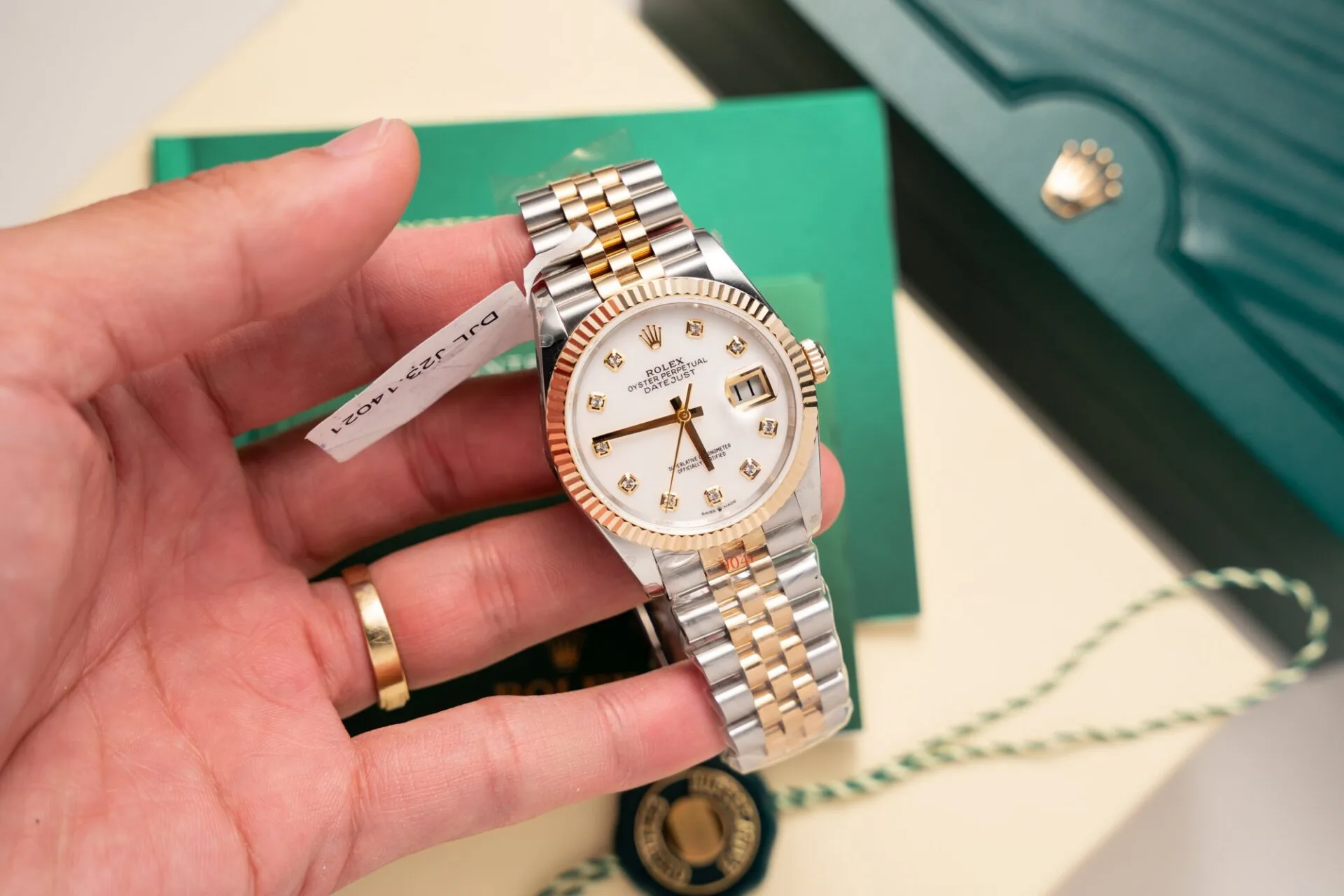 Rolex 126233 white dial 1:1 super clone watch product photo 36mm