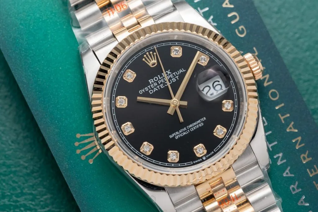 Rolex 126233 black dial 1:1 super clone watch product photo 36mm
