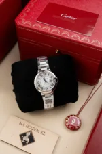 Cartier W6920046 Ballon Bleu Round Dress Watch white dial 36mm 1:1 super clone watch